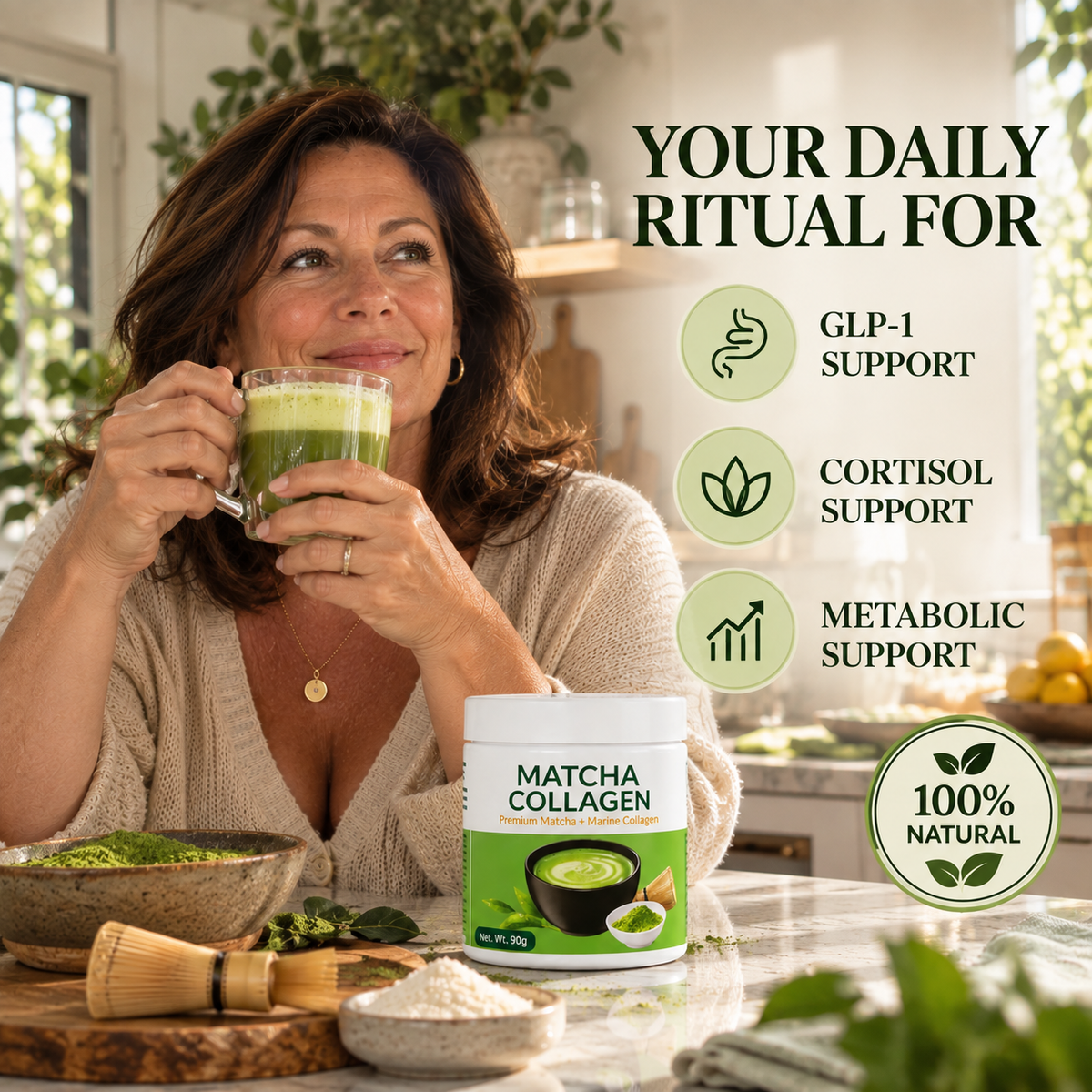 Japanese Matcha & Collagen Wellness Blend