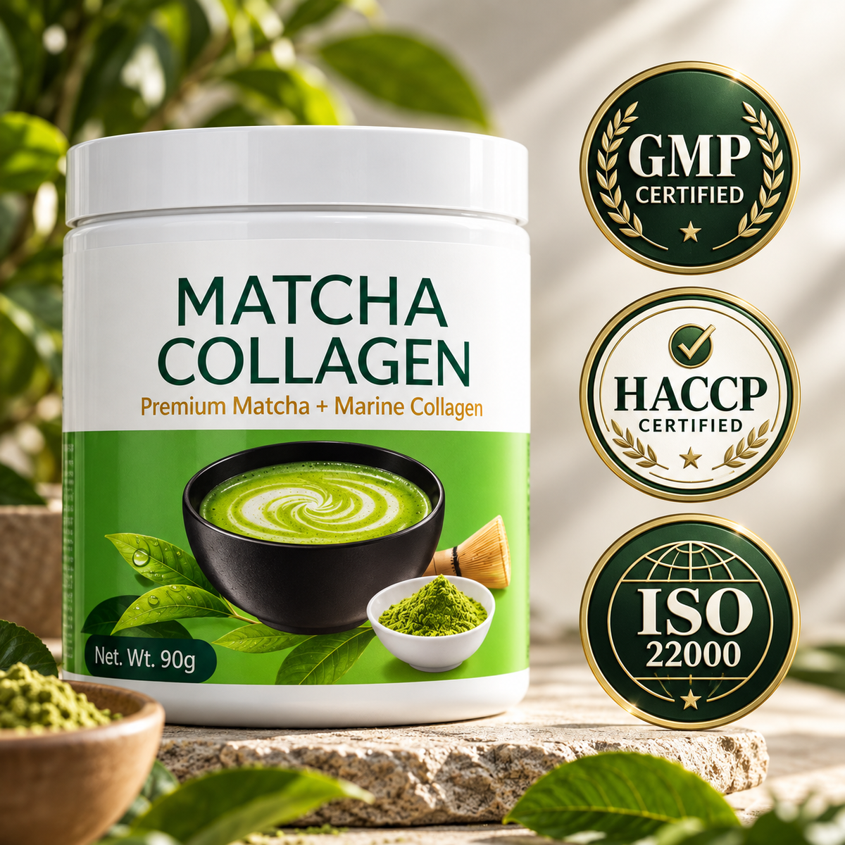 Japanese Matcha & Collagen Wellness Blend
