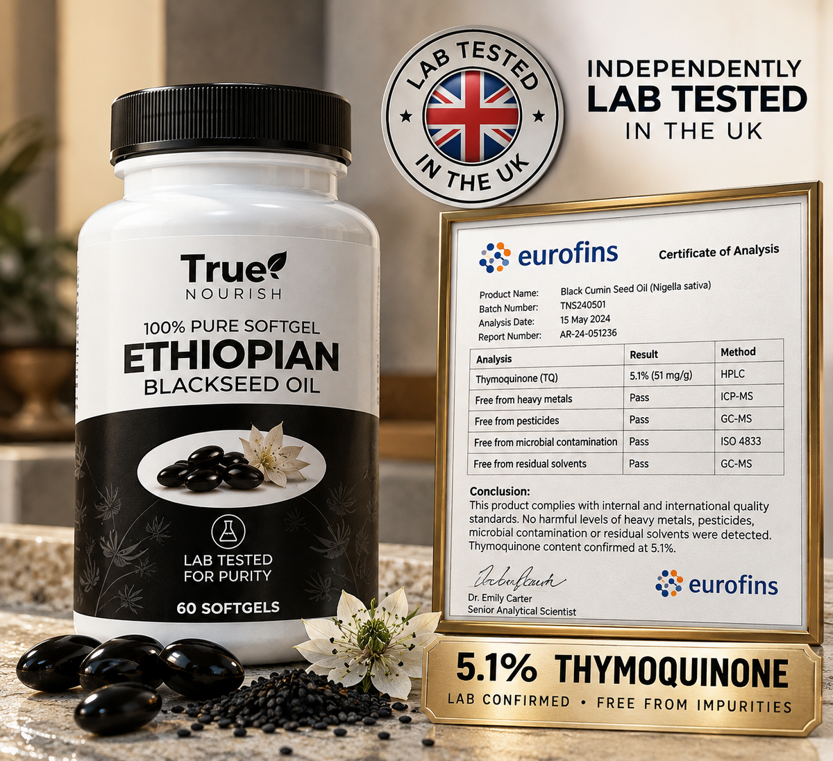 100% Pure Ethiopian Black Seed Oil