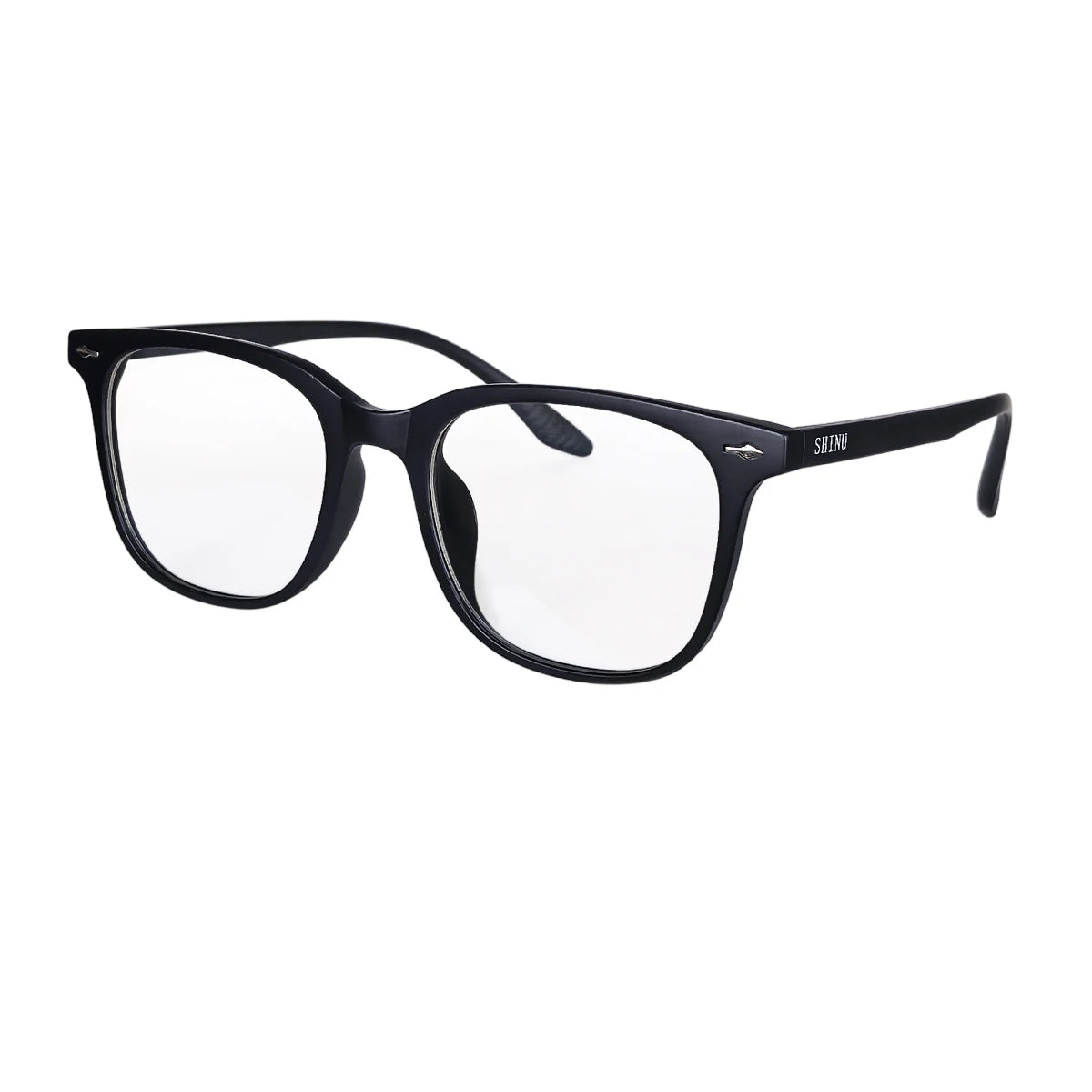 SHINU blue light blocking computer glasses red lens for better sleep orange lens for long time gaming rest glasses for men women